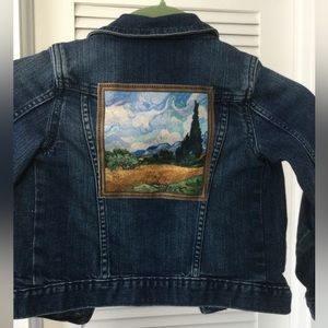 One-of-a-Kind Upcycled Denim Jacket Monet